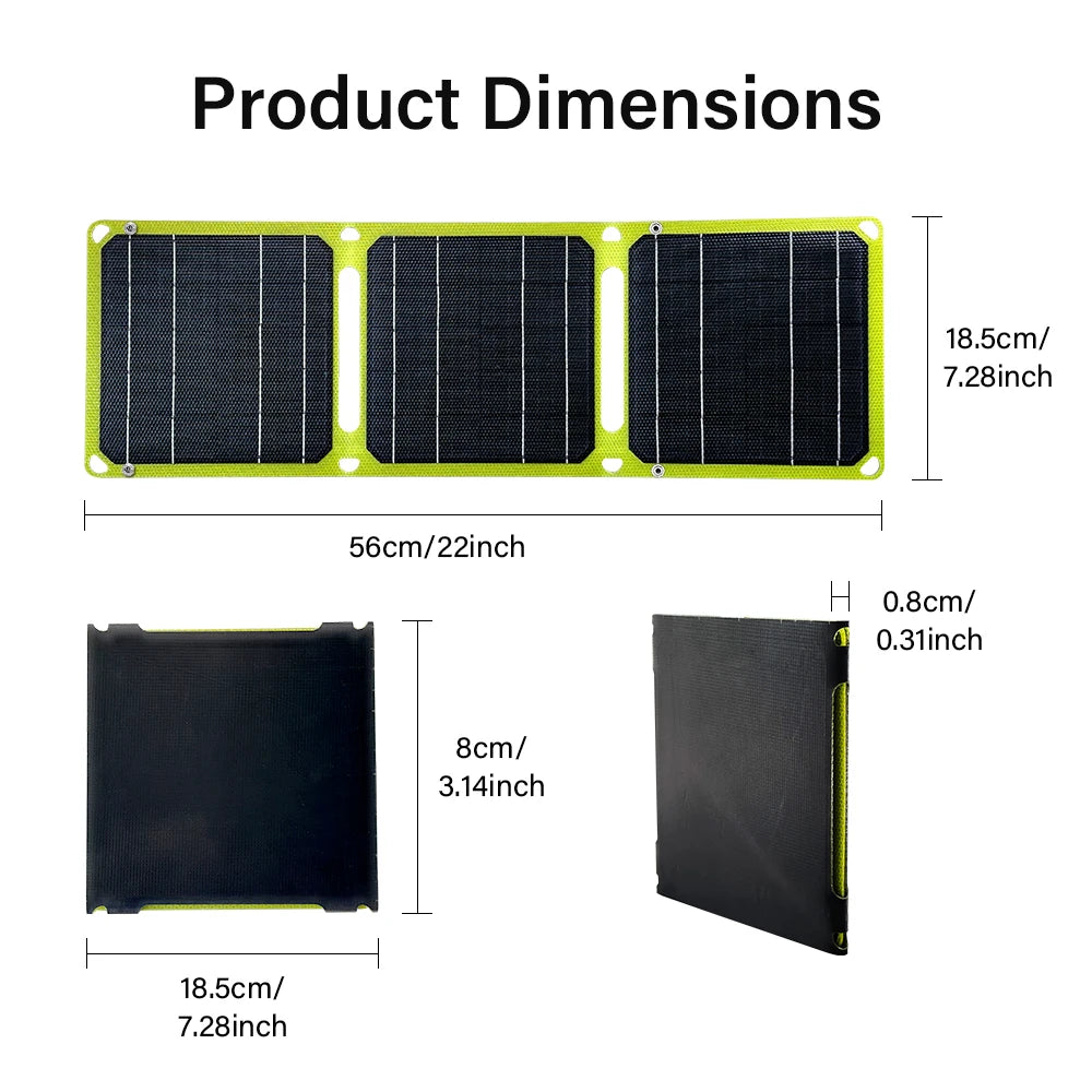 "FlexiCharge: Your Powerful Outdoor Solar Companion"