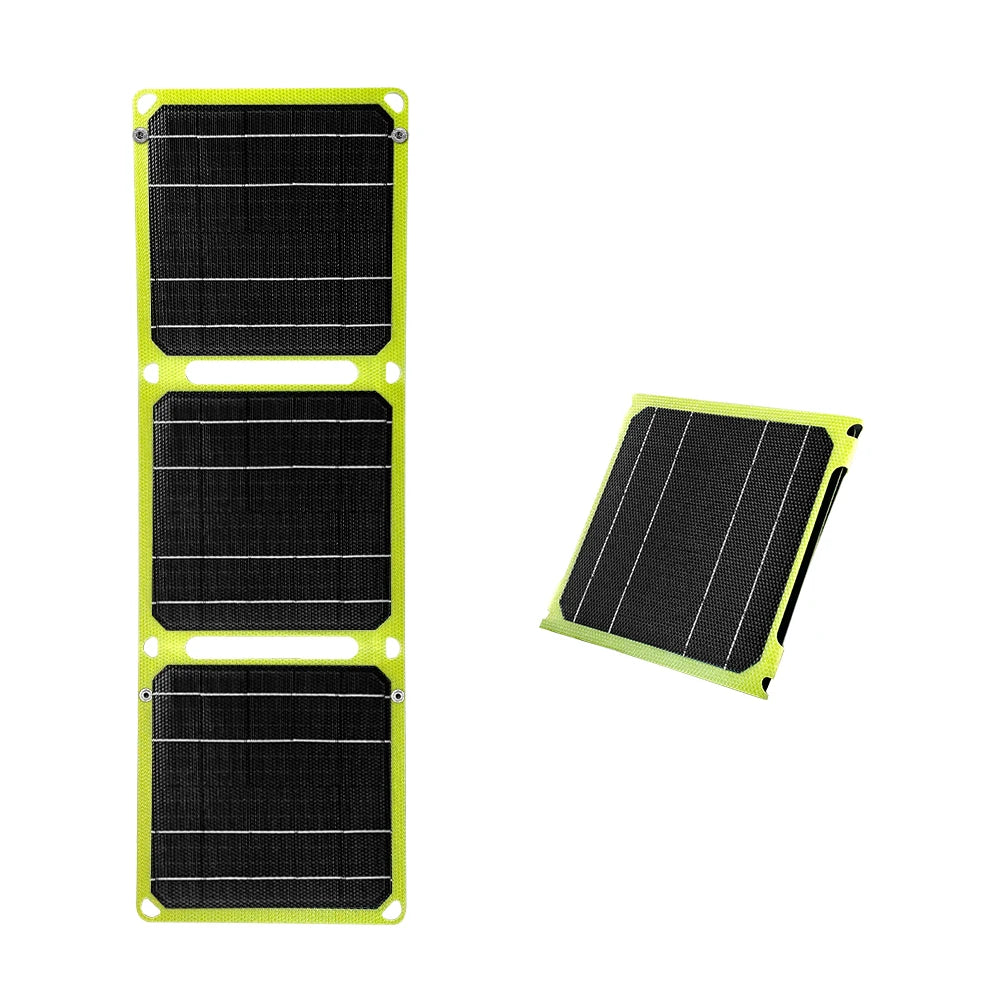 "FlexiCharge: Your Powerful Outdoor Solar Companion"