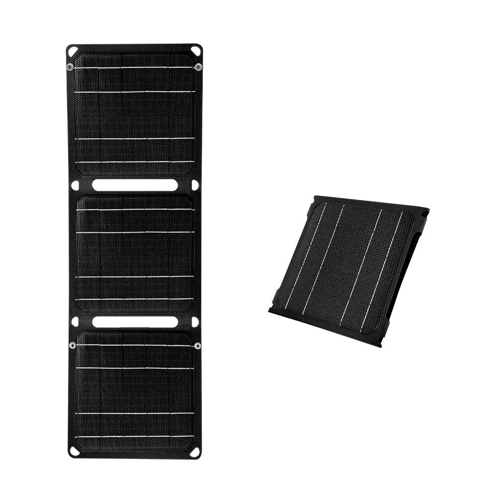 "FlexiCharge: Your Powerful Outdoor Solar Companion"